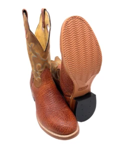 'Boulet' Men's 12" Western Round Toe - Utta Whisky / Grizzly Tan -Men's Shoes Store 63275 1024x1024@2x