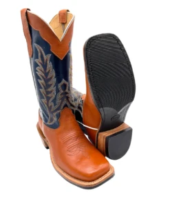 'Fenoglio Boots' Men's 13" Boomer Western Square Toe - Russet / Blue -Men's Shoes Store FB001012046 1024x1024@2x