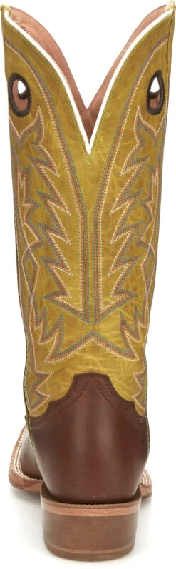 'Tony Lama' Men's 15" Fairview Buckaroo Western Square Toe - Brown / Moss Green -Men's Shoes Store TNL 006 SA2001 1024x1024@2x